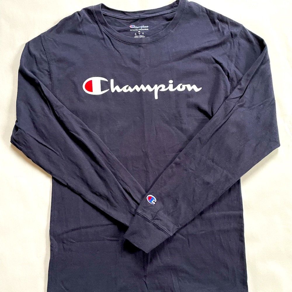 Mens long sleeve Champion tshirt